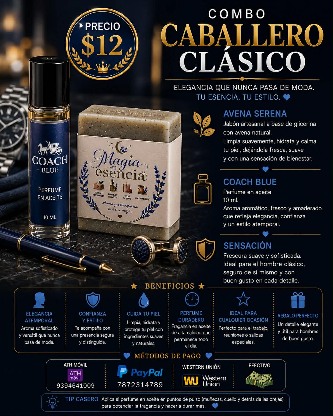 Combo Caballero Clasico Male