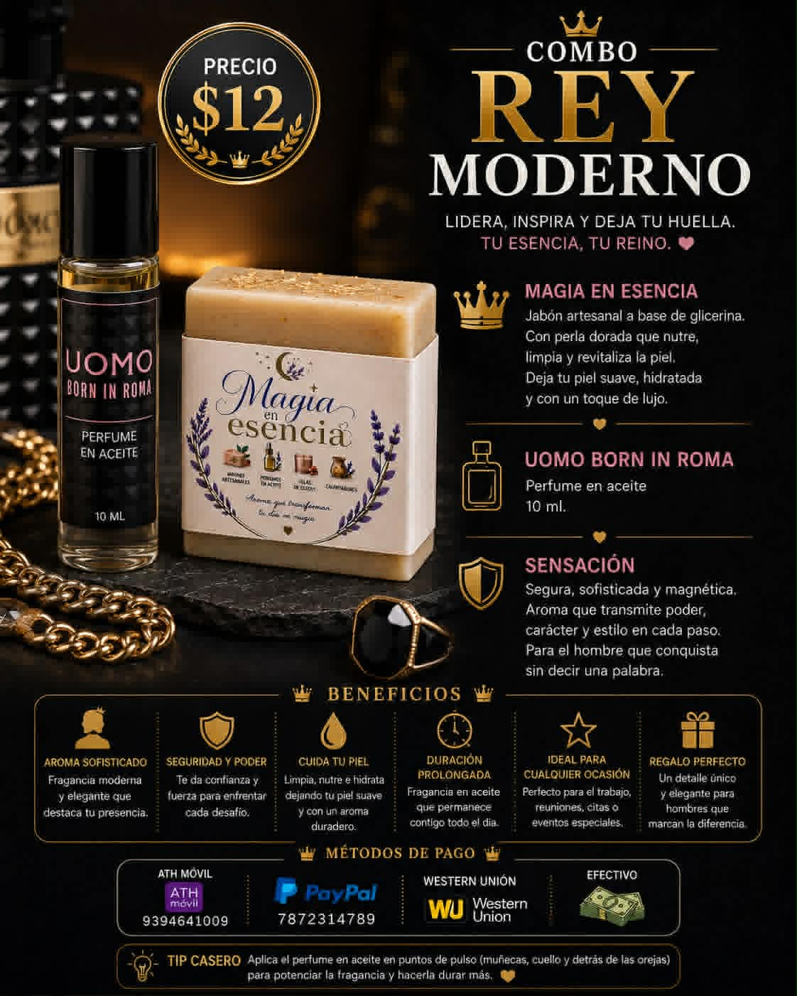 Combo Rey Moderno Male