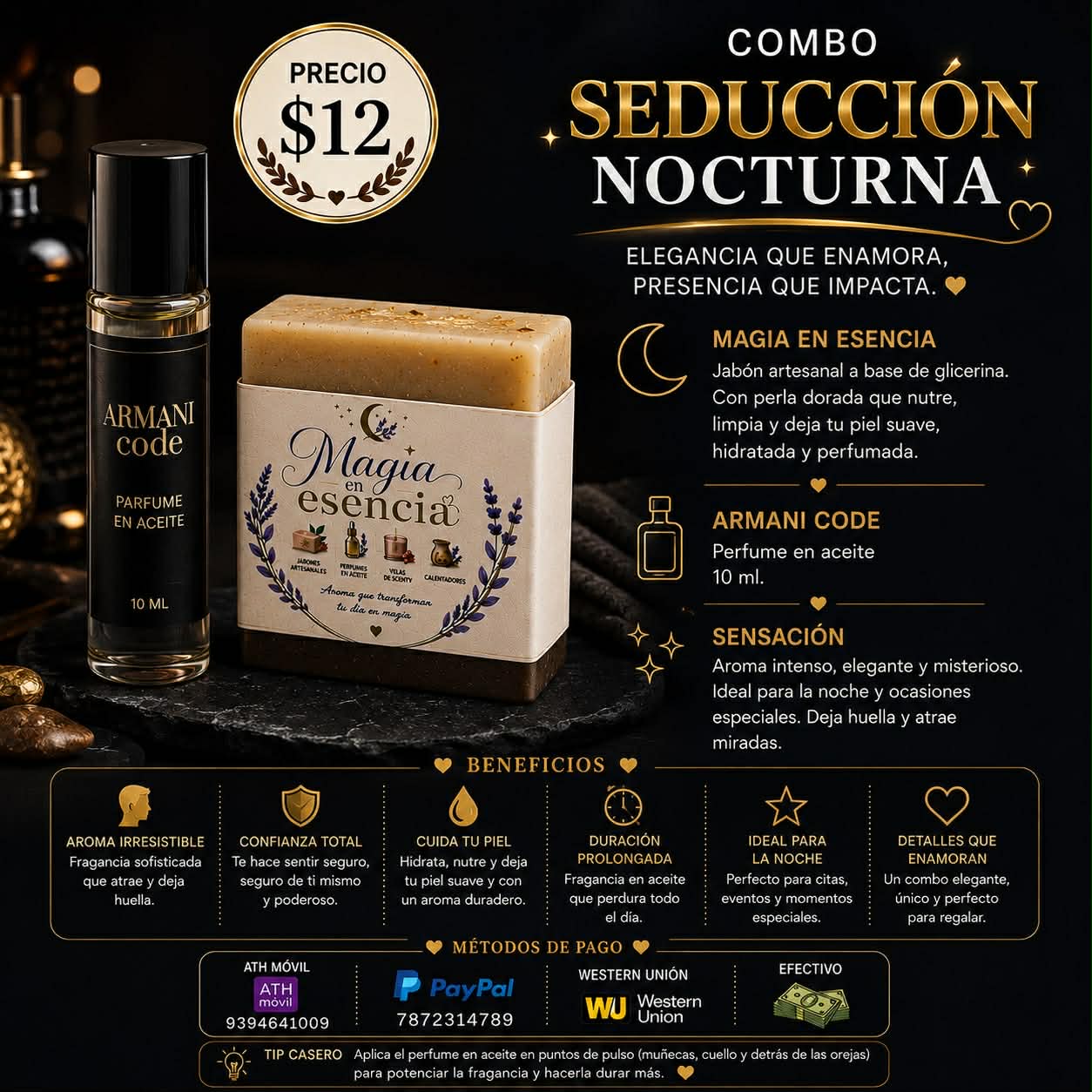 Combo Seduccion Nocturna Male