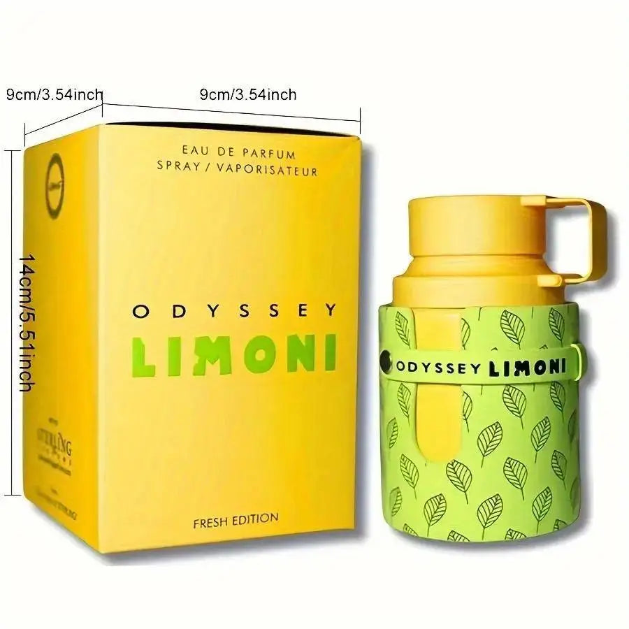 Arnnaf 100ml Odyssey  Middle East Dubai Woody Scent Eco-Friendly Natural Fragrance Long Lasting Men's Perfume