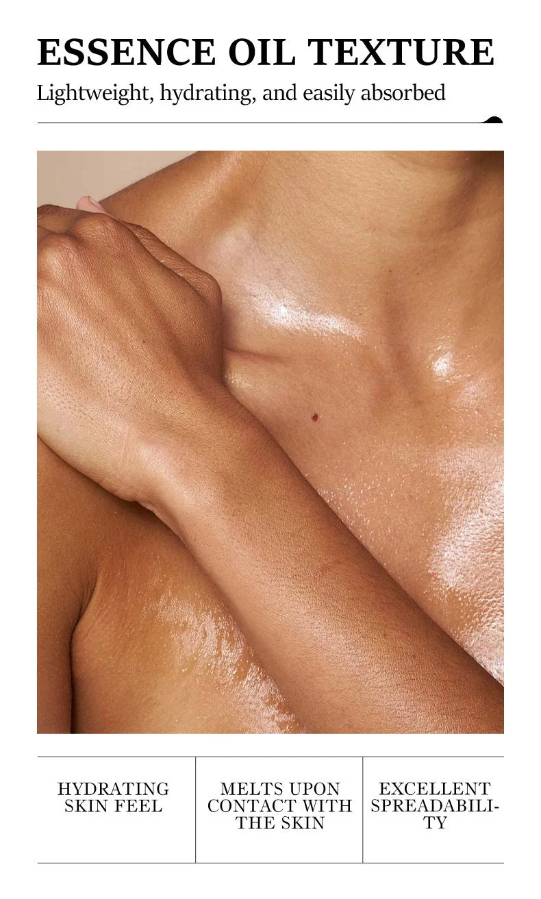 New Body Care Oil  Brightens Skin  Suitable for all skin types，Coconut Body Oil，Cocoa Body Oil，Rose Body Oil，VITALIZING BODY OI