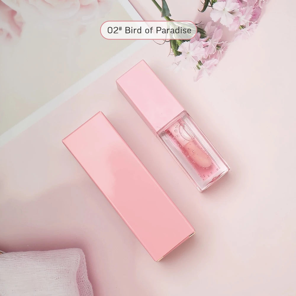 30-color Plumping Lip Oil Private Label Lipgloss Custom Logo Long-lasting Full Color Makeup Plant Moisturizing Cosmetics Vegan