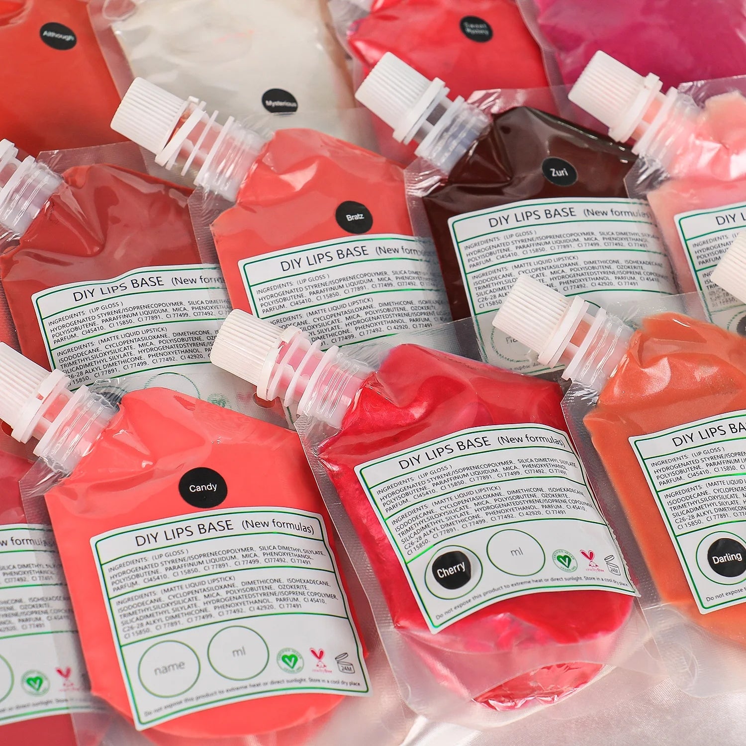 50ml 100ml 200ml 300ml 420ml Lip Gloss Base Bagged Vegan Matte Gloss Diy Lip Gloss Base Makeup Custom