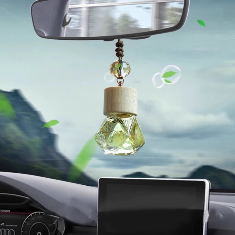 Car Air Freshener Hanging Car Perfume, Scented Car Diffuser for Vehicle Interior, Aromatic Car Fragrance Accessory