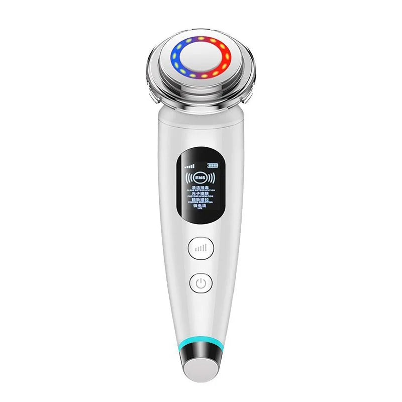 ‌Facial Massager - 4-in-1 Anti-Aging Device with Light Therapy, Wrinkle Reduction & Skin Rejuvenation for Home Use
