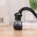 Car Fragrance Ornament, Empty Black Cap Square Perfume Bottle, Diffuser 1Psc
