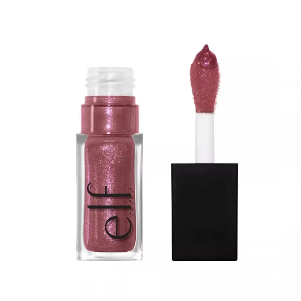 Lip Glaze Elf Divine Wine Crystal Glossy Shiny Finish Hydrating Lip Color Cosmetic Beauty Product