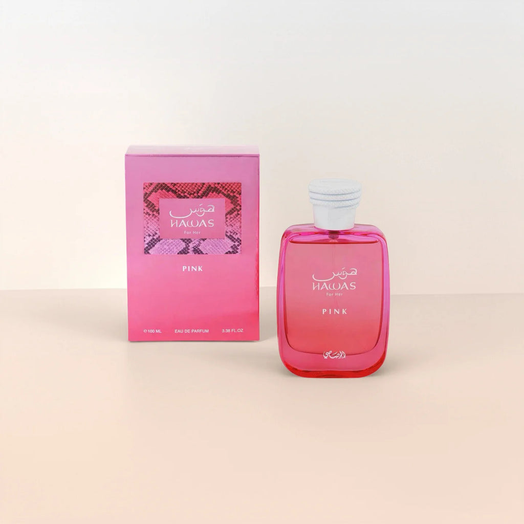 RASASI Hawas Pink For Her Long Lasting Fragrance Eau de Parfum Spray -100ml