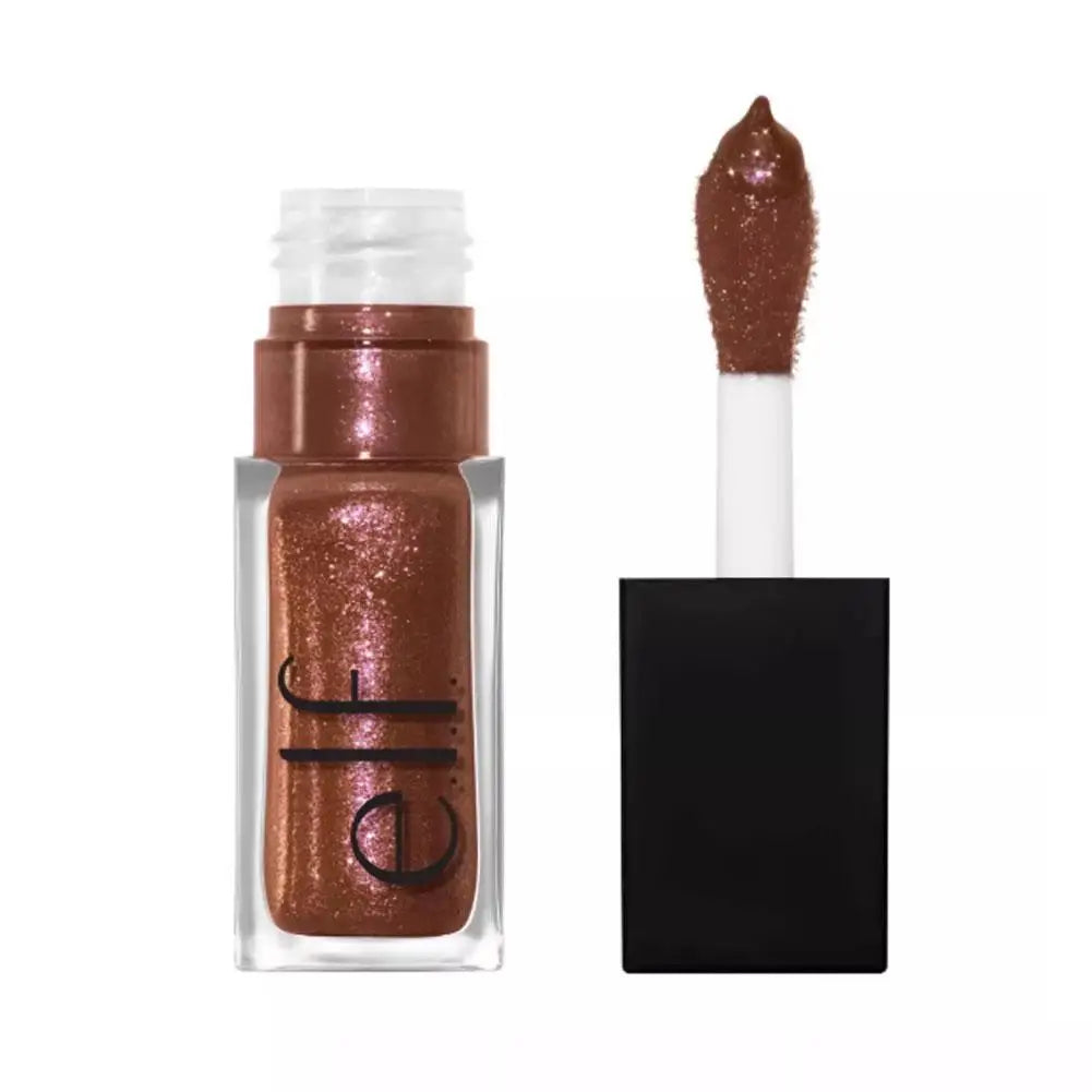Lip Glaze Elf Divine Wine Crystal Glossy Shiny Finish Hydrating Lip Color Cosmetic Beauty Product