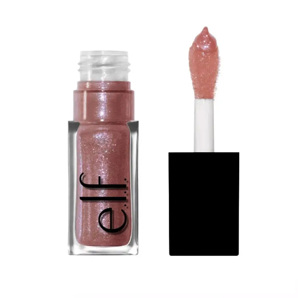 Lip Glaze Elf Divine Wine Crystal Glossy Shiny Finish Hydrating Lip Color Cosmetic Beauty Product