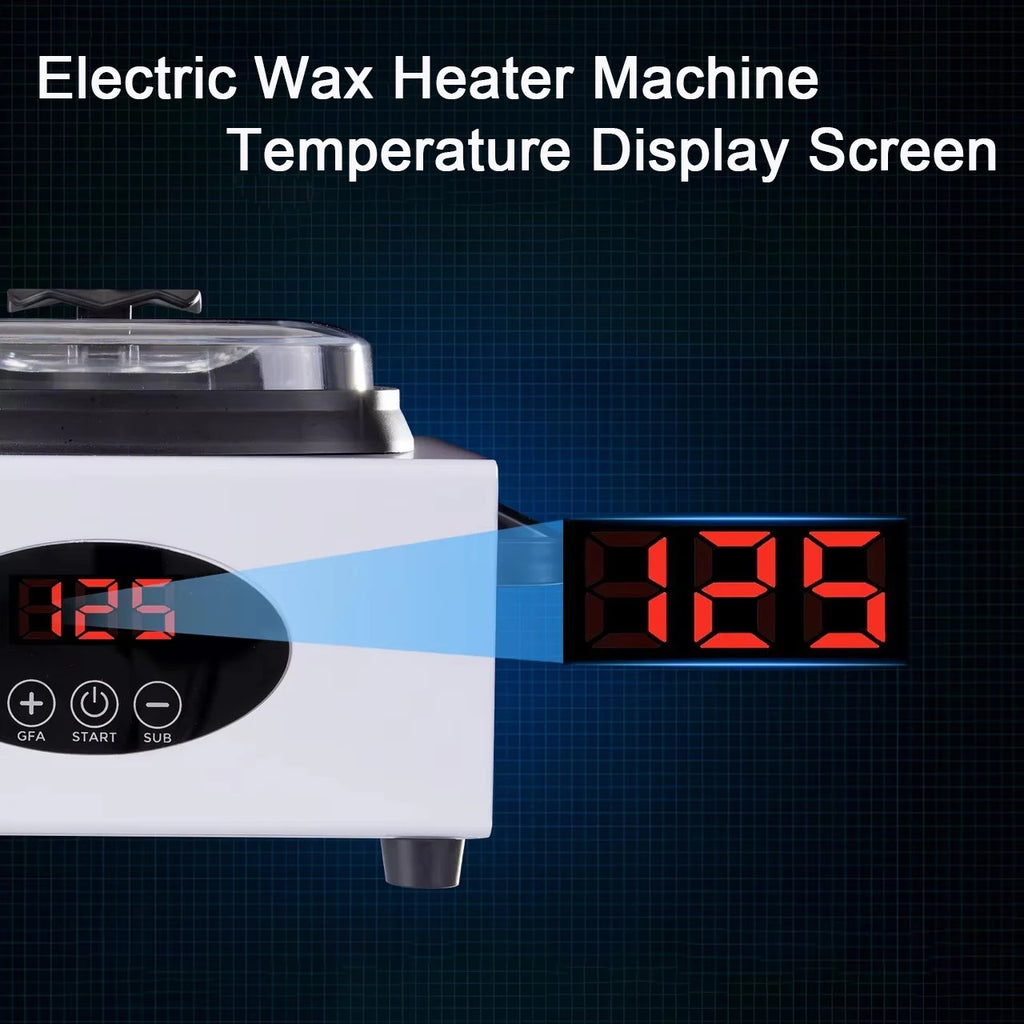 Double Wax Warmer for Hair Removal Wax Heater Machine Women Home Self Waxing Kit for Facial Skin Body Spa