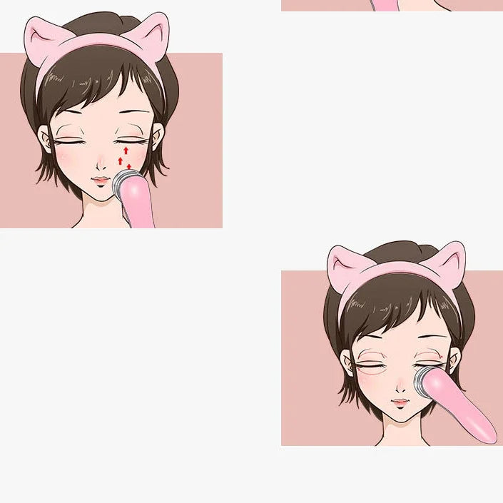 ‌Facial Massager - 4-in-1 Anti-Aging Device with Light Therapy, Wrinkle Reduction & Skin Rejuvenation for Home Use