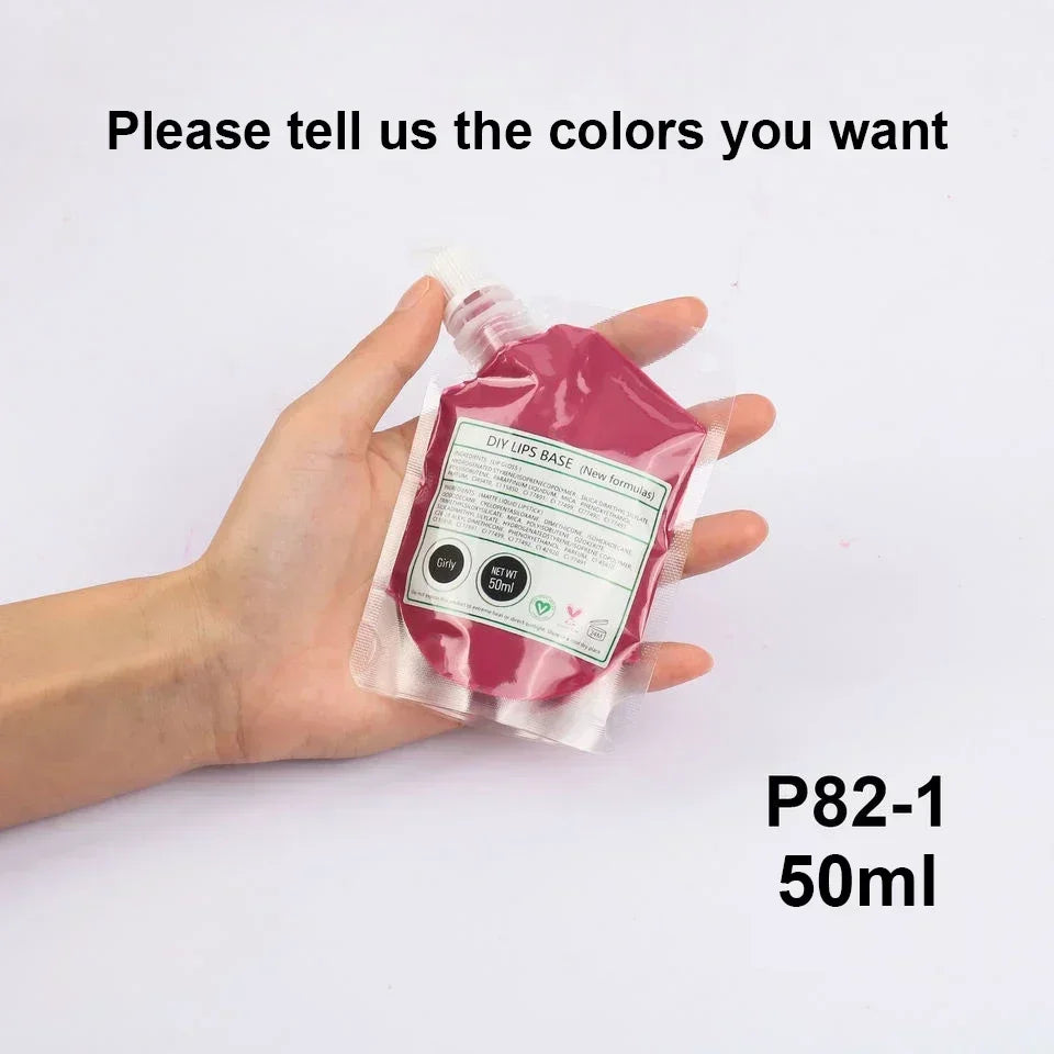 50ml 100ml 200ml 300ml 420ml Lip Gloss Base Bagged Vegan Matte Gloss Diy Lip Gloss Base Makeup Custom