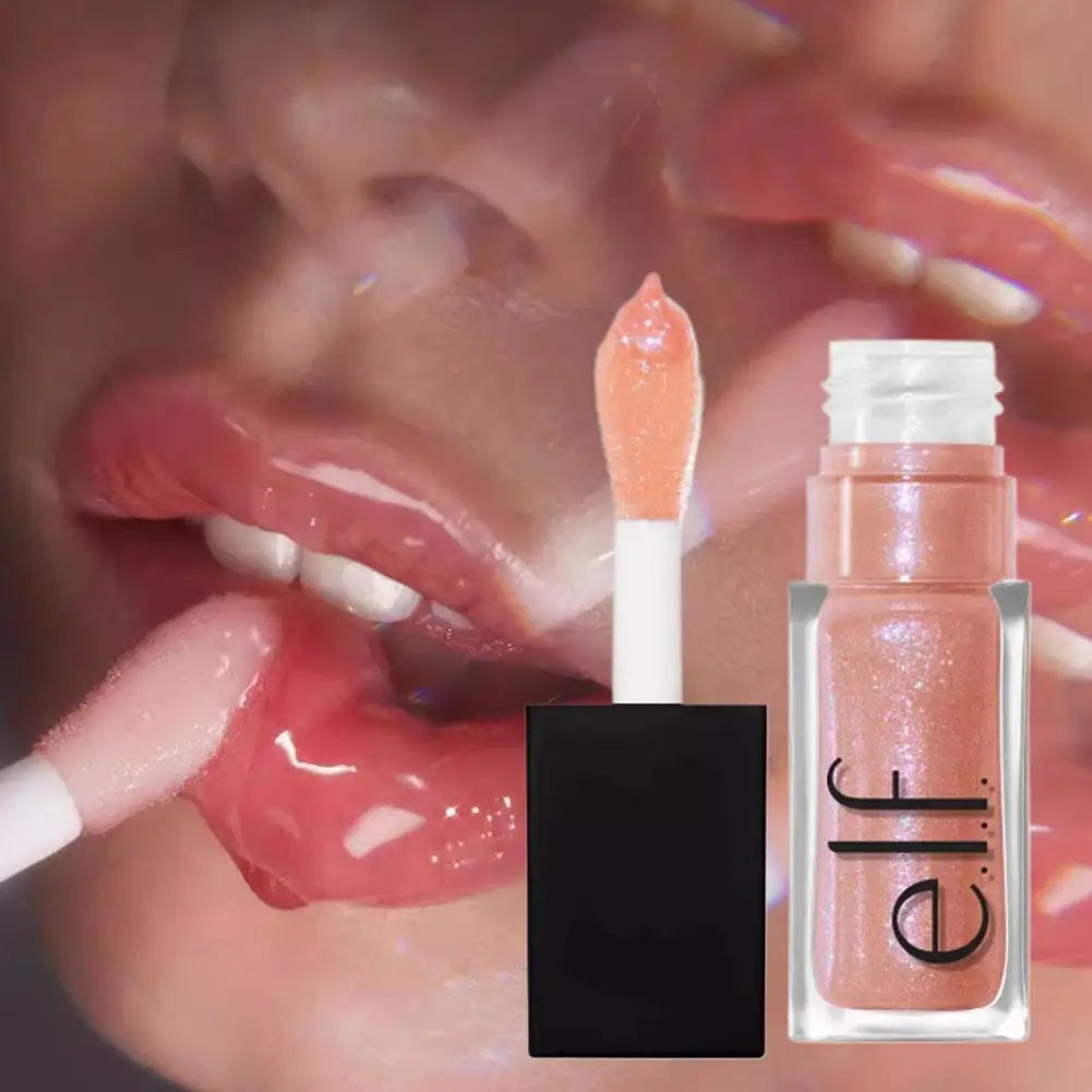 Lip Glaze Elf Divine Wine Crystal Glossy Shiny Finish Hydrating Lip Color Cosmetic Beauty Product