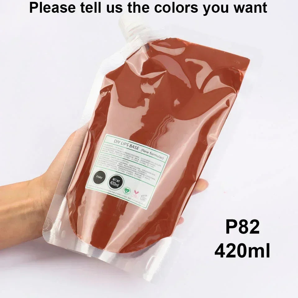 50ml 100ml 200ml 300ml 420ml Lip Gloss Base Bagged Vegan Matte Gloss Diy Lip Gloss Base Makeup Custom