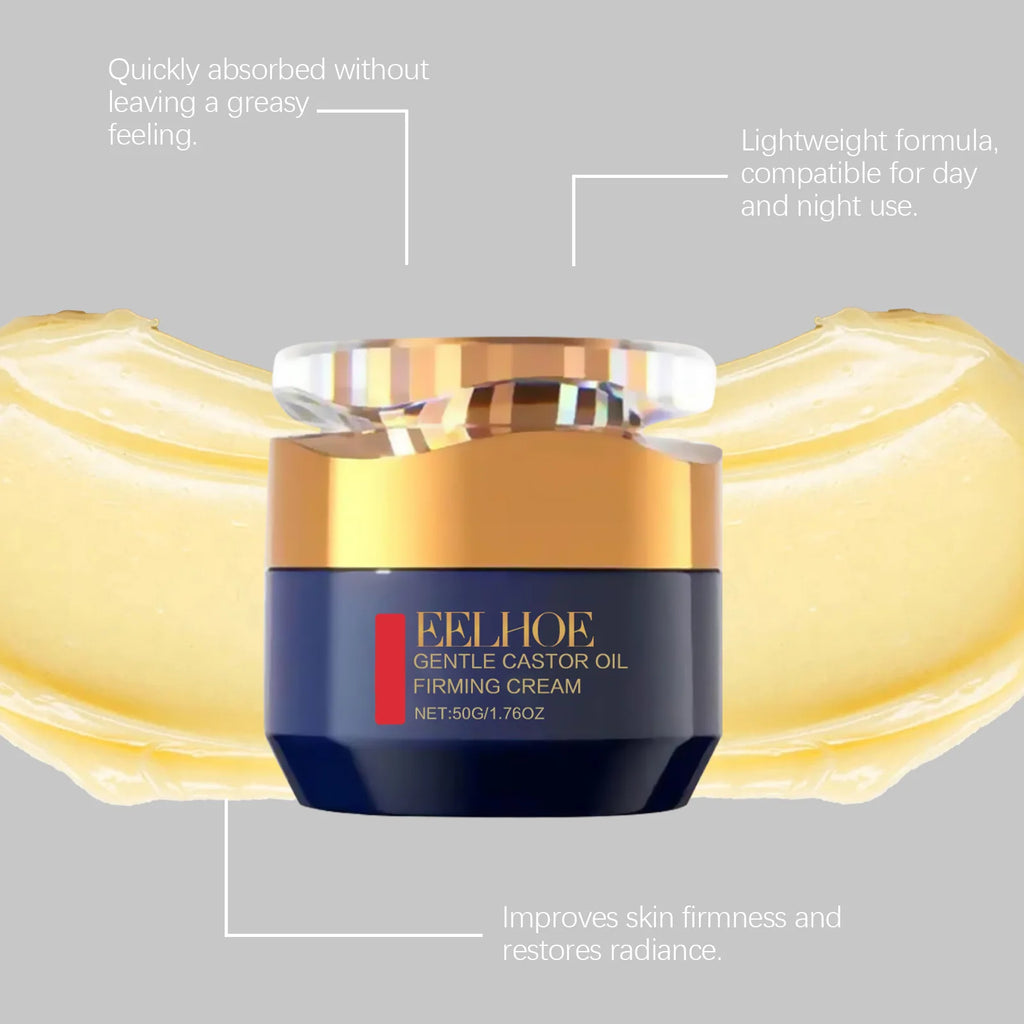 EELHOE Organic Castor Oil Firming Body Cream Remove Abdominal Sagging Increase Skin Elasticity Rejuvenate Skin Tightening Cream