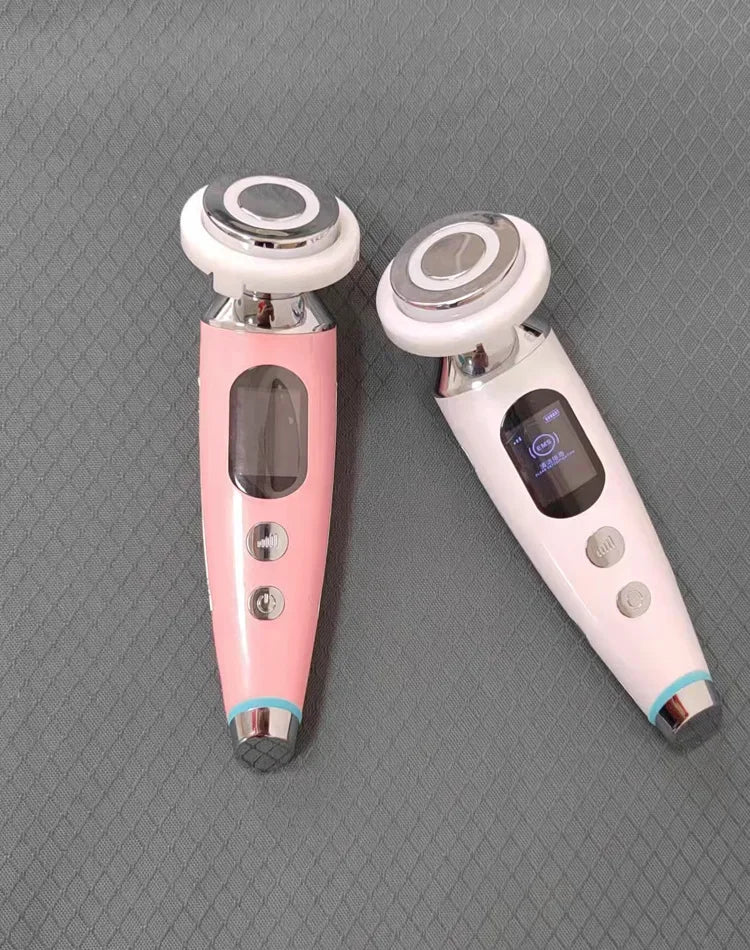 ‌Facial Massager - 4-in-1 Anti-Aging Device with Light Therapy, Wrinkle Reduction & Skin Rejuvenation for Home Use