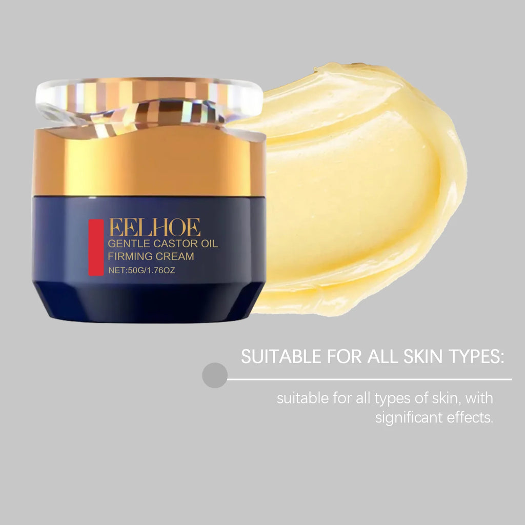 EELHOE Organic Castor Oil Firming Body Cream Remove Abdominal Sagging Increase Skin Elasticity Rejuvenate Skin Tightening Cream