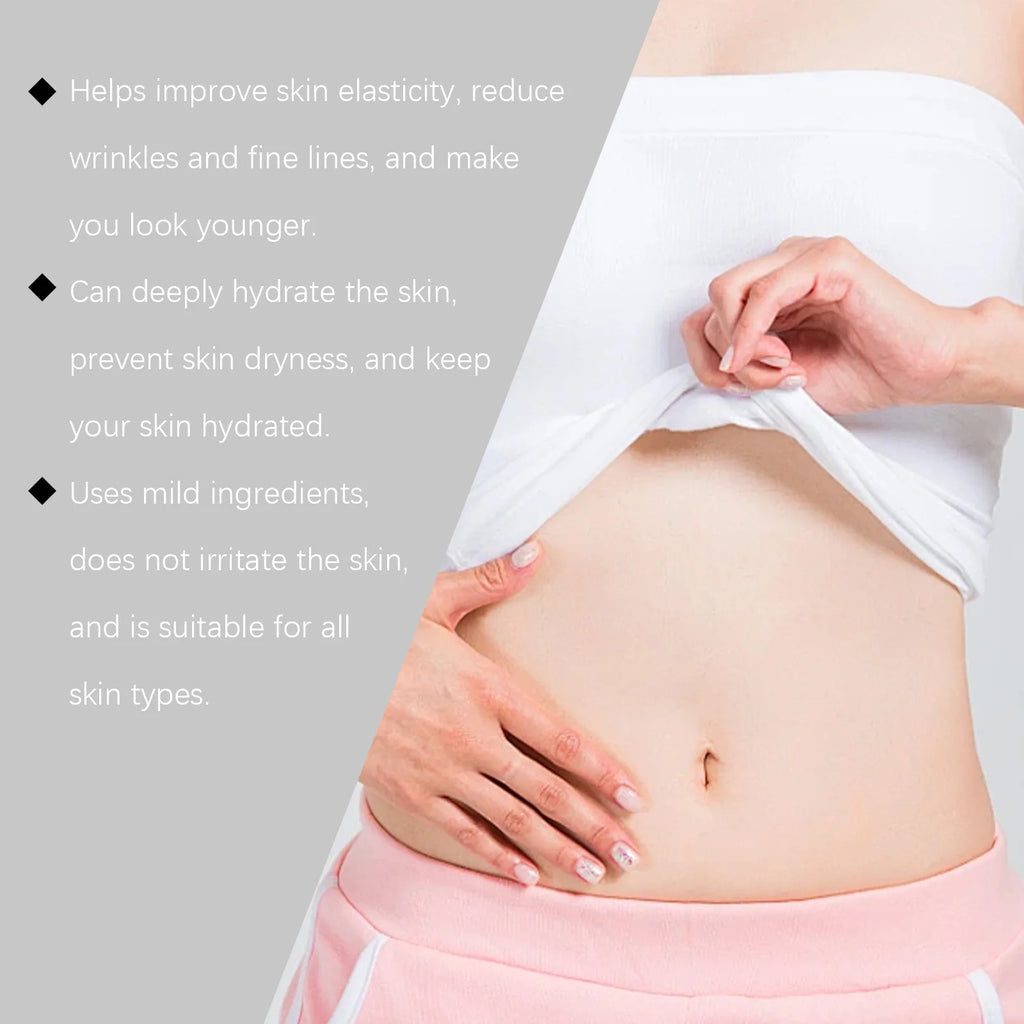EELHOE Organic Castor Oil Firming Body Cream Remove Abdominal Sagging Increase Skin Elasticity Rejuvenate Skin Tightening Cream