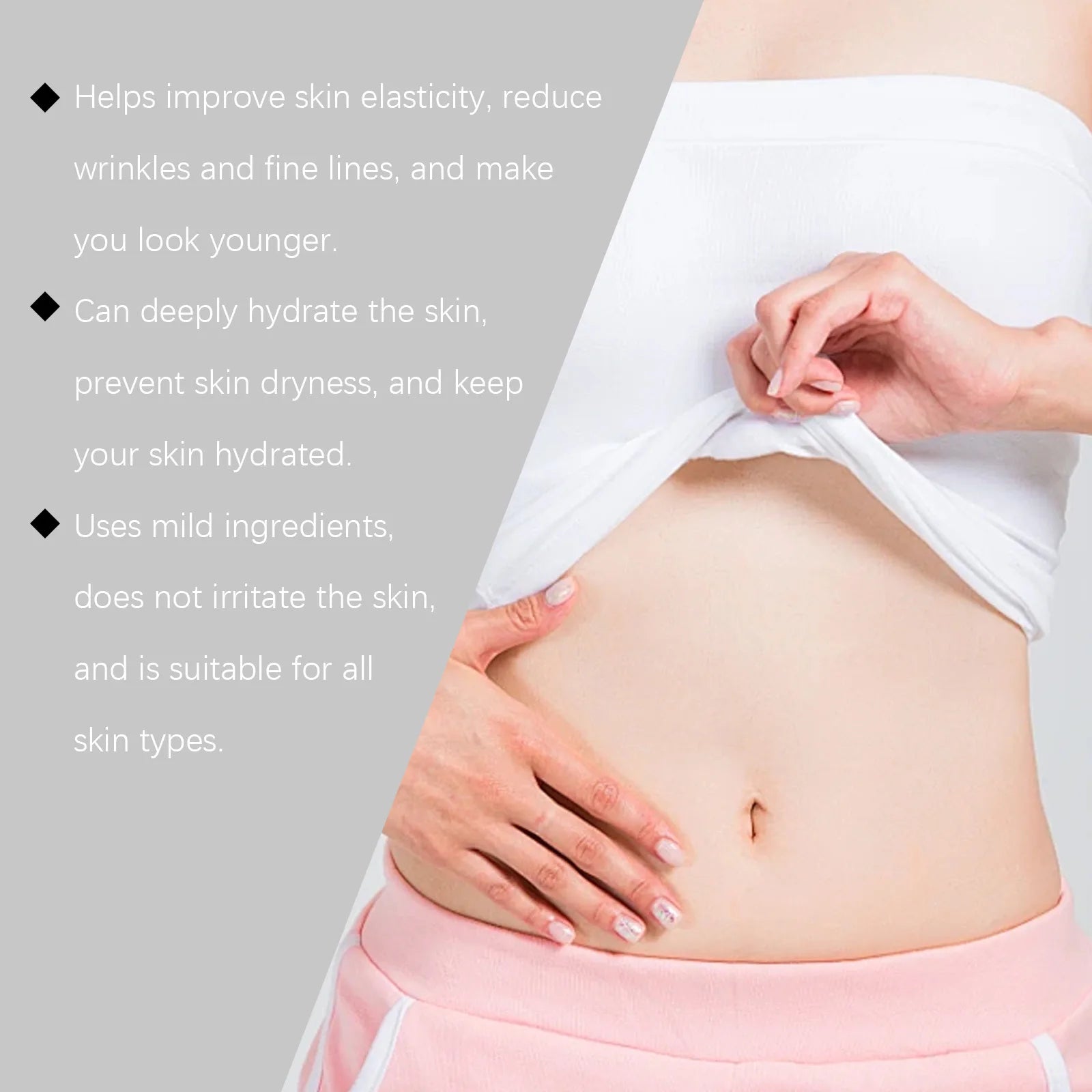 EELHOE Organic Castor Oil Firming Body Cream Remove Abdominal Sagging Increase Skin Elasticity Rejuvenate Skin Tightening Cream
