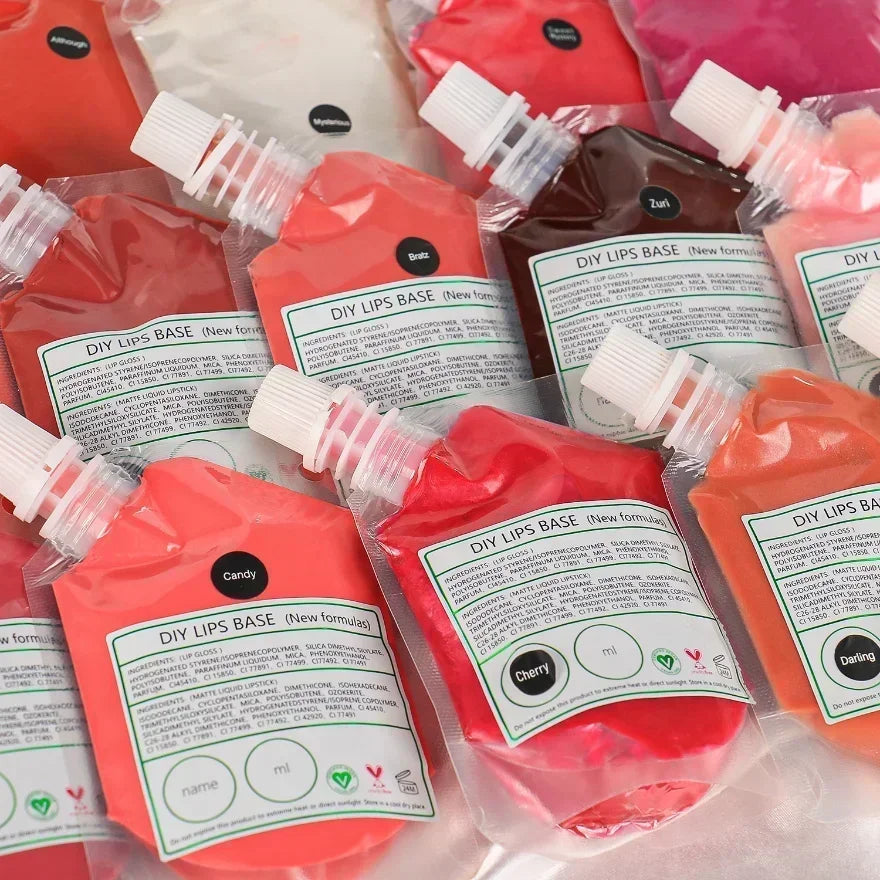 50ml 100ml 200ml 300ml 420ml Lip Gloss Base Bagged Vegan Matte Gloss Diy Lip Gloss Base Makeup Custom