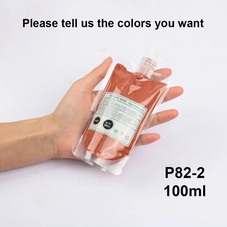 50ml 100ml 200ml 300ml 420ml Lip Gloss Base Bagged Vegan Matte Gloss Diy Lip Gloss Base Makeup Custom