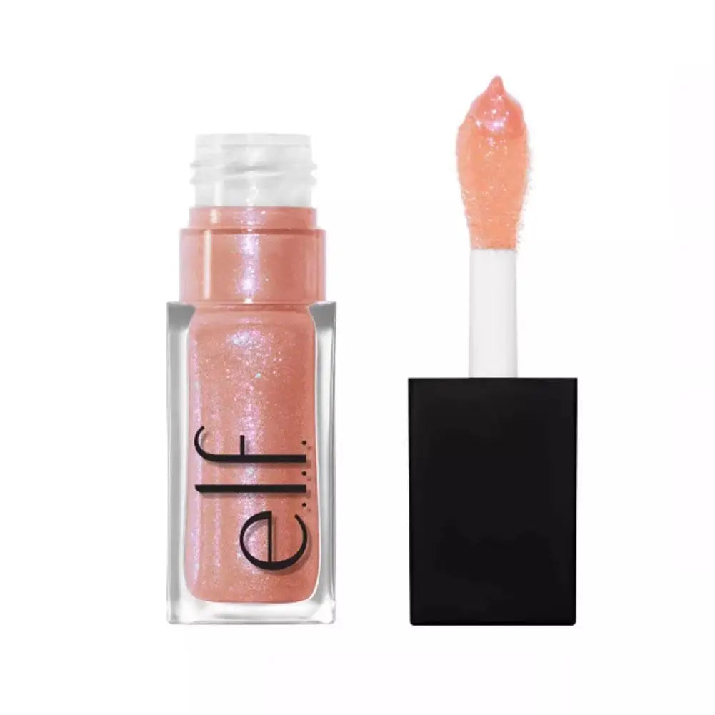 Lip Glaze Elf Divine Wine Crystal Glossy Shiny Finish Hydrating Lip Color Cosmetic Beauty Product