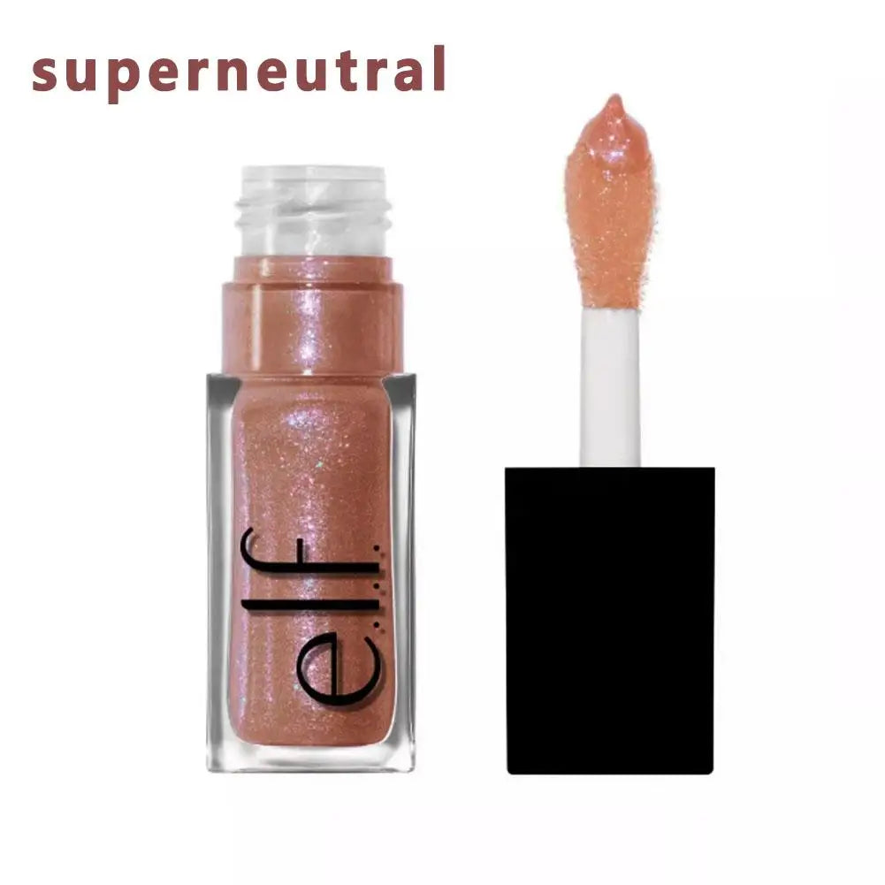 Lip Glaze Elf Divine Wine Crystal Glossy Shiny Finish Hydrating Lip Color Cosmetic Beauty Product