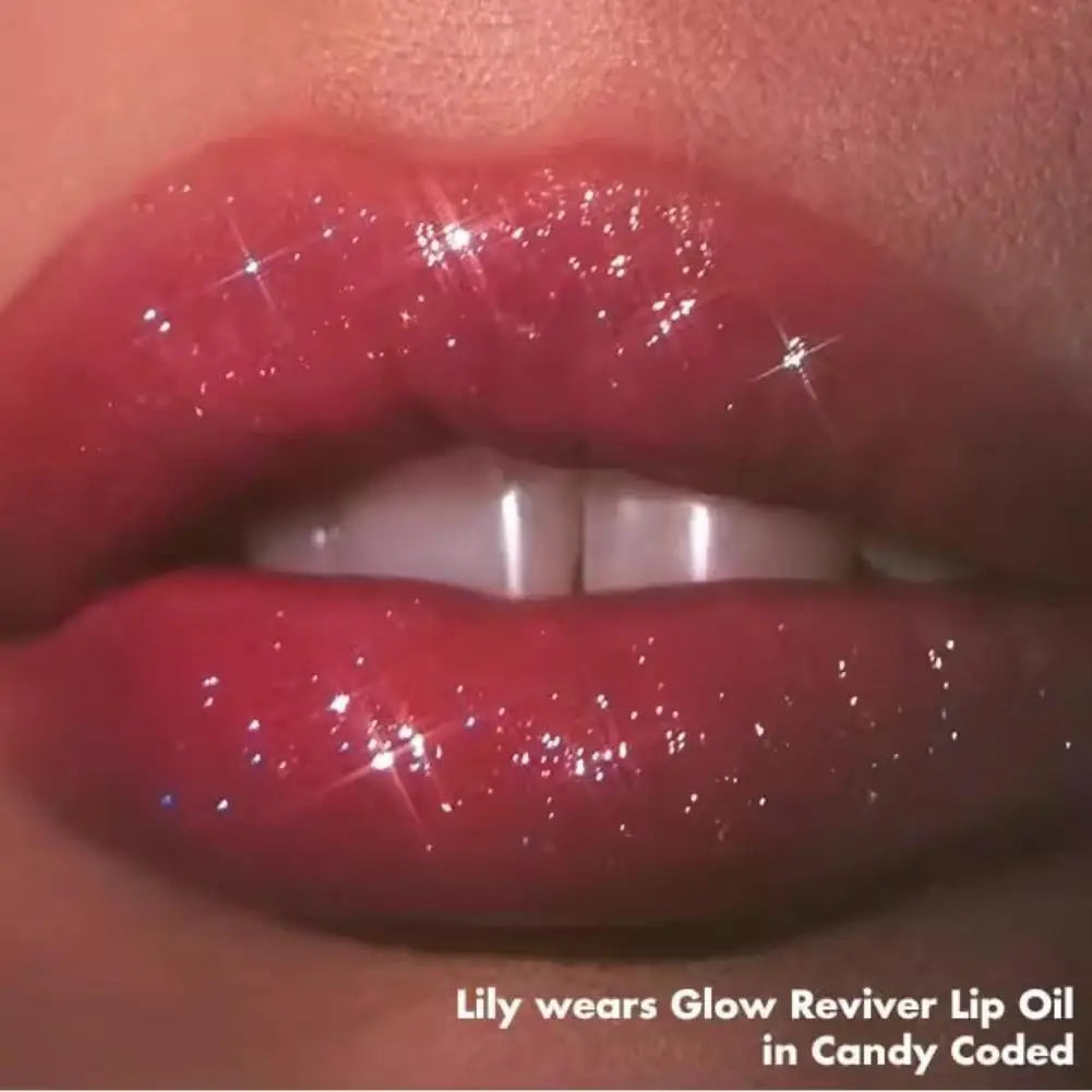 Lip Glaze Elf Divine Wine Crystal Glossy Shiny Finish Hydrating Lip Color Cosmetic Beauty Product