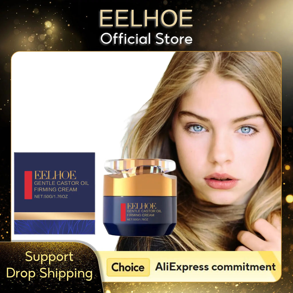 EELHOE Organic Castor Oil Firming Body Cream Remove Abdominal Sagging Increase Skin Elasticity Rejuvenate Skin Tightening Cream