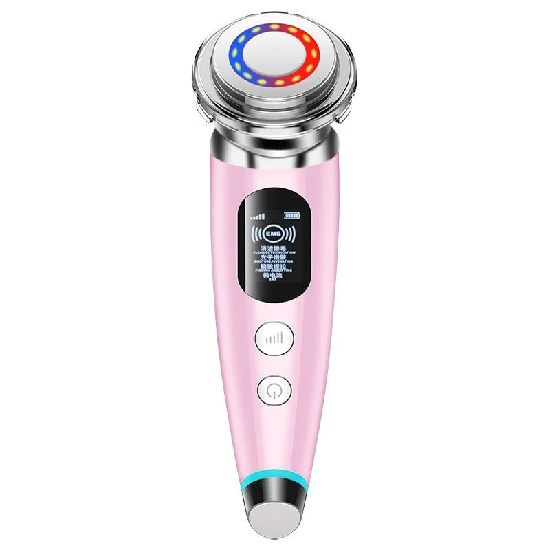 ‌Facial Massager - 4-in-1 Anti-Aging Device with Light Therapy, Wrinkle Reduction & Skin Rejuvenation for Home Use