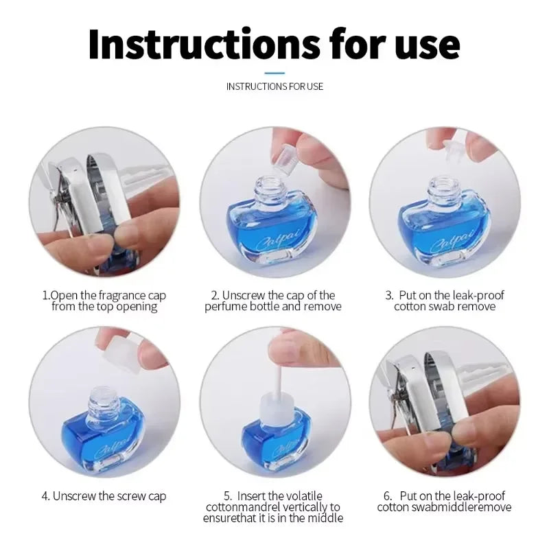 Car fragrance, air conditioner, air outlet fan, car mounted perfume accessories, interior decoration articles, lasting fragrance
