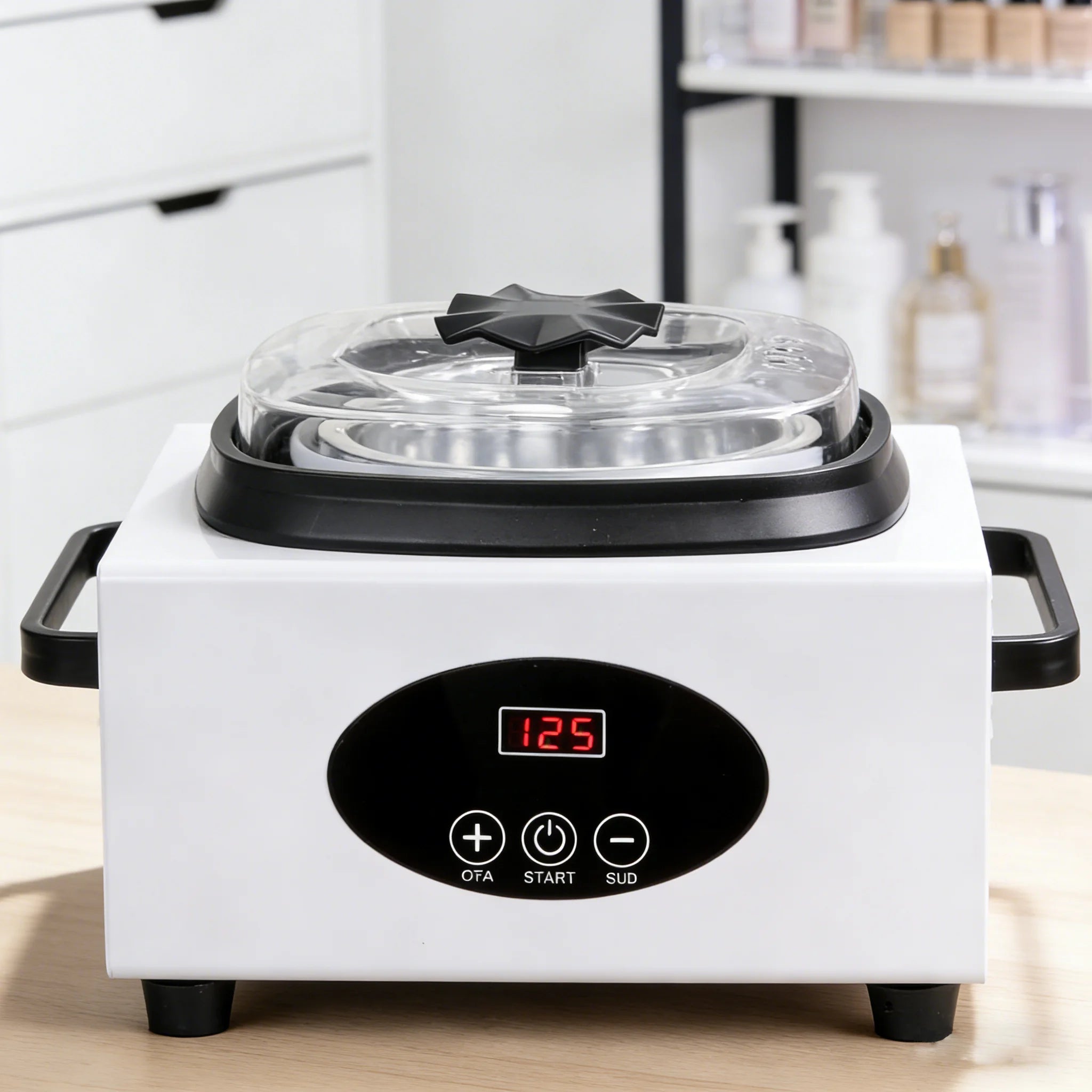 Double Wax Warmer for Hair Removal Wax Heater Machine Women Home Self Waxing Kit for Facial Skin Body Spa