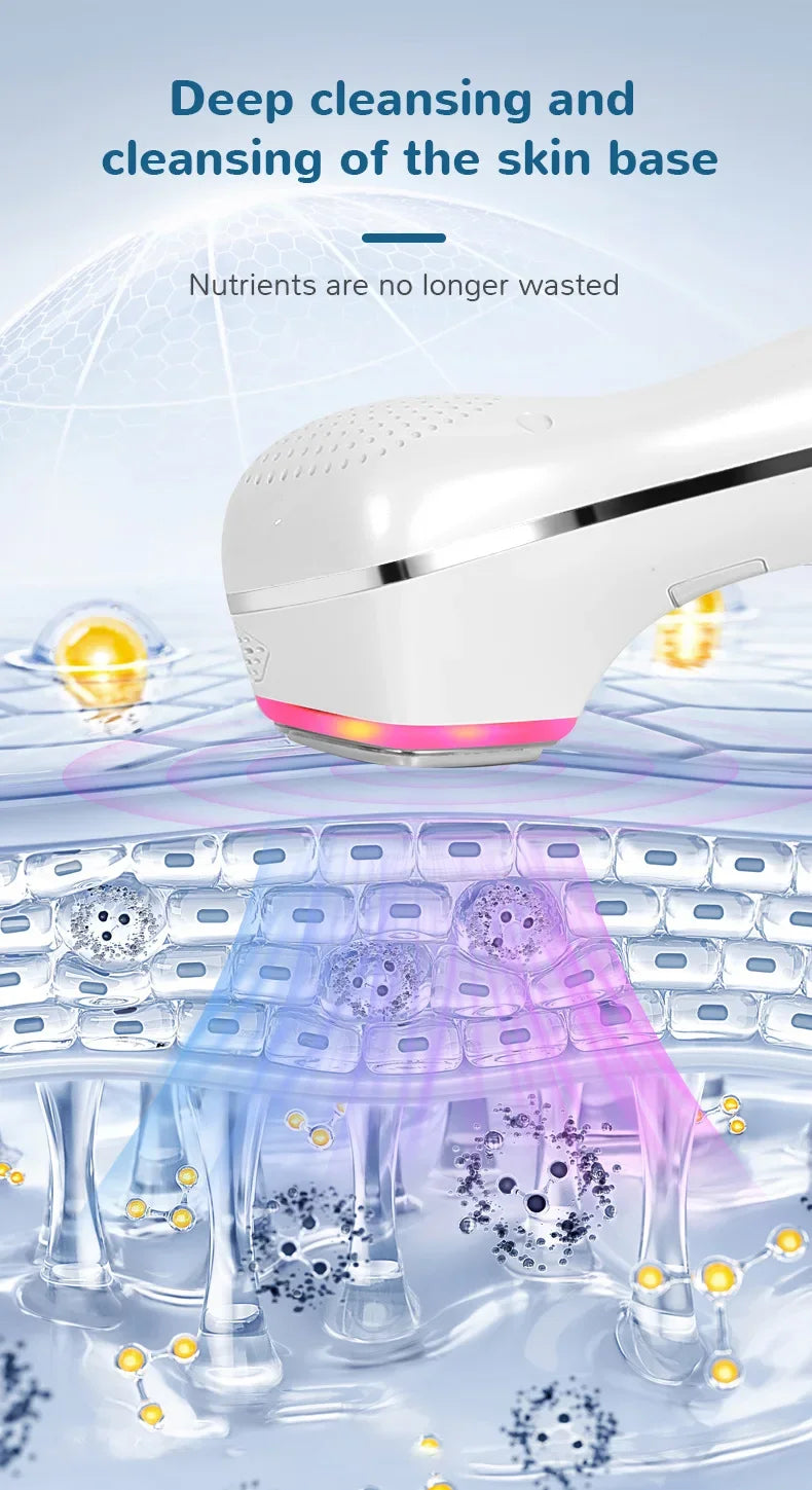 CMH Face Lift Skin Rejuvenation Vibration Facial Massager with Hot Cold Function Tightening Beauty Equipment Massage Relaxation