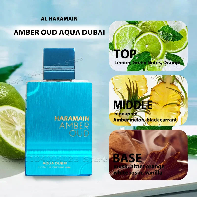 100ml HARAMAIN AMBER OUD Haraman Arab Dubai Perfume Long-lasting Fragrance Unique Scent Perfume For Men And Women