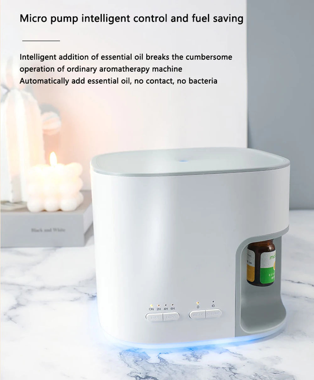 Air Humidifier For Home Essential Oil Diffuser Large 500ml Aromatherapy Diffuser with 7LED Lights & Timers Cool Mist Humidifier