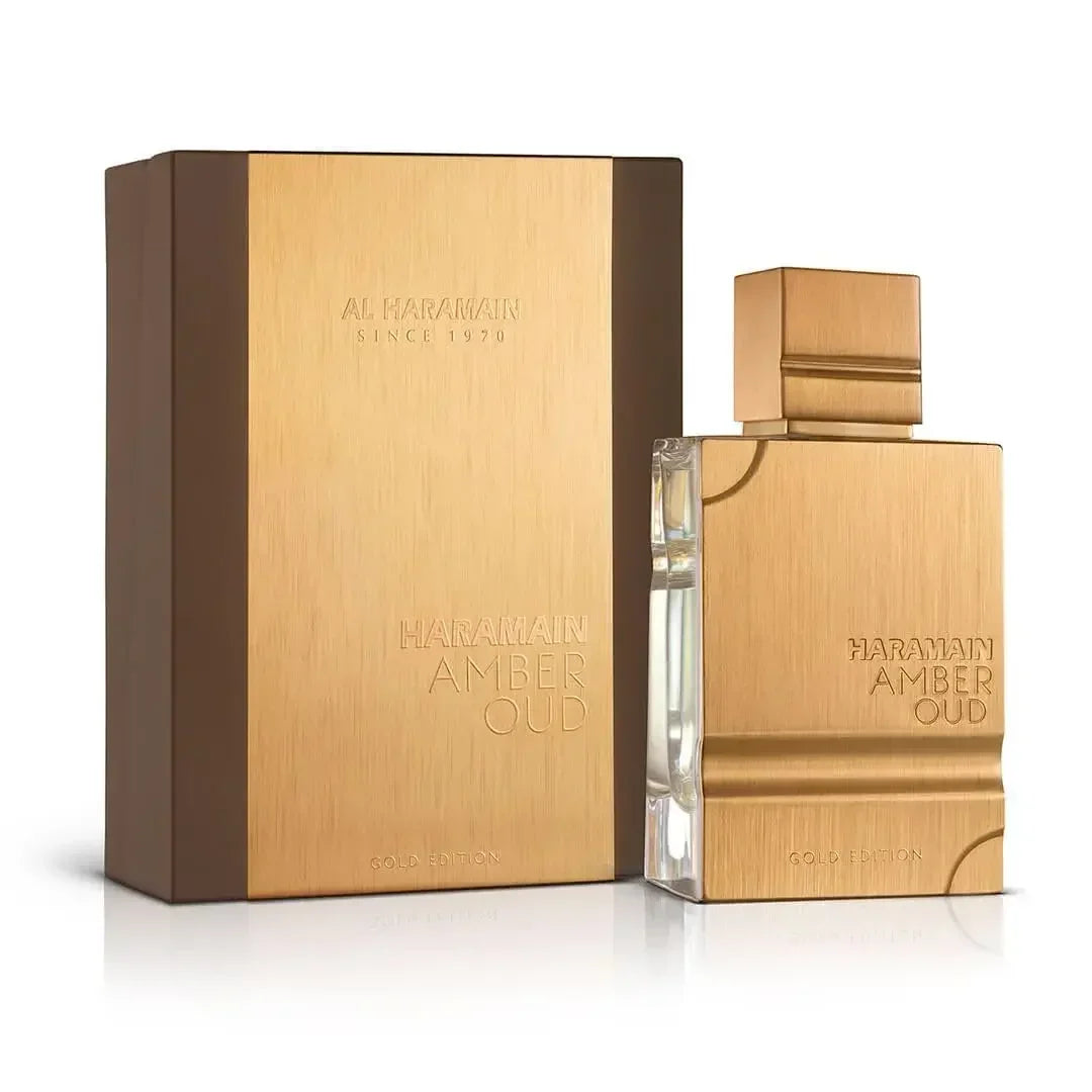 Al Haramain Amber Oud Gold EDP 2.0oz – Amber Vanilla Oud Perfume, Gift for Halloween, Thanksgiving & Christmas
