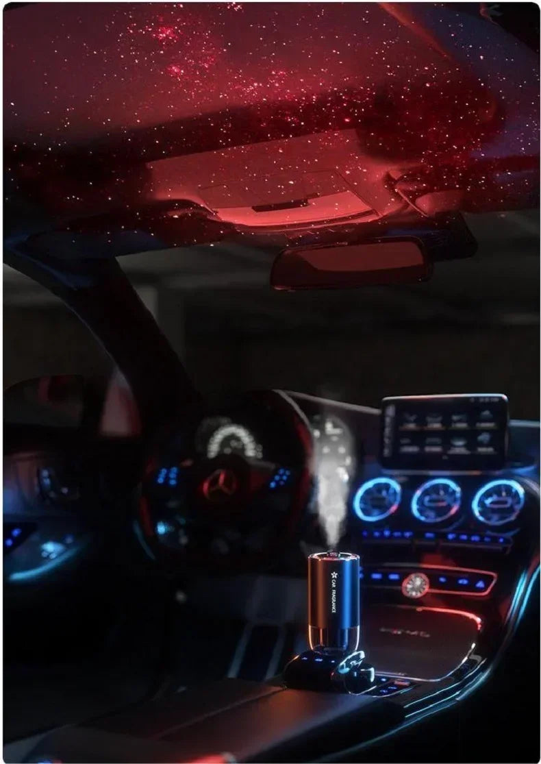 Car Perfume Air Freshener Essential Oil Fragrance Diffuser Smell Distributor USB Rechargeable Aromatherapy Scent Air Refresher