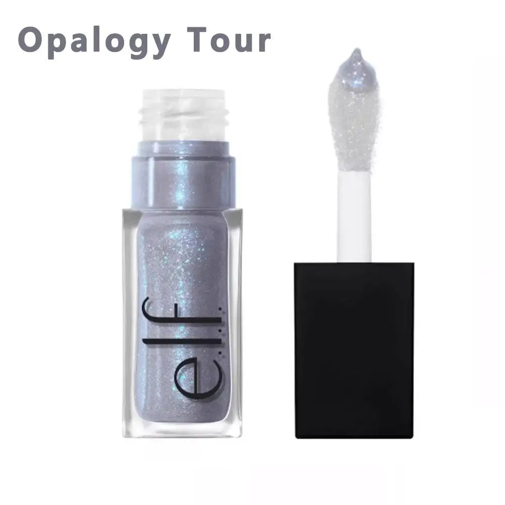 Lip Glaze Elf Divine Wine Crystal Glossy Shiny Finish Hydrating Lip Color Cosmetic Beauty Product