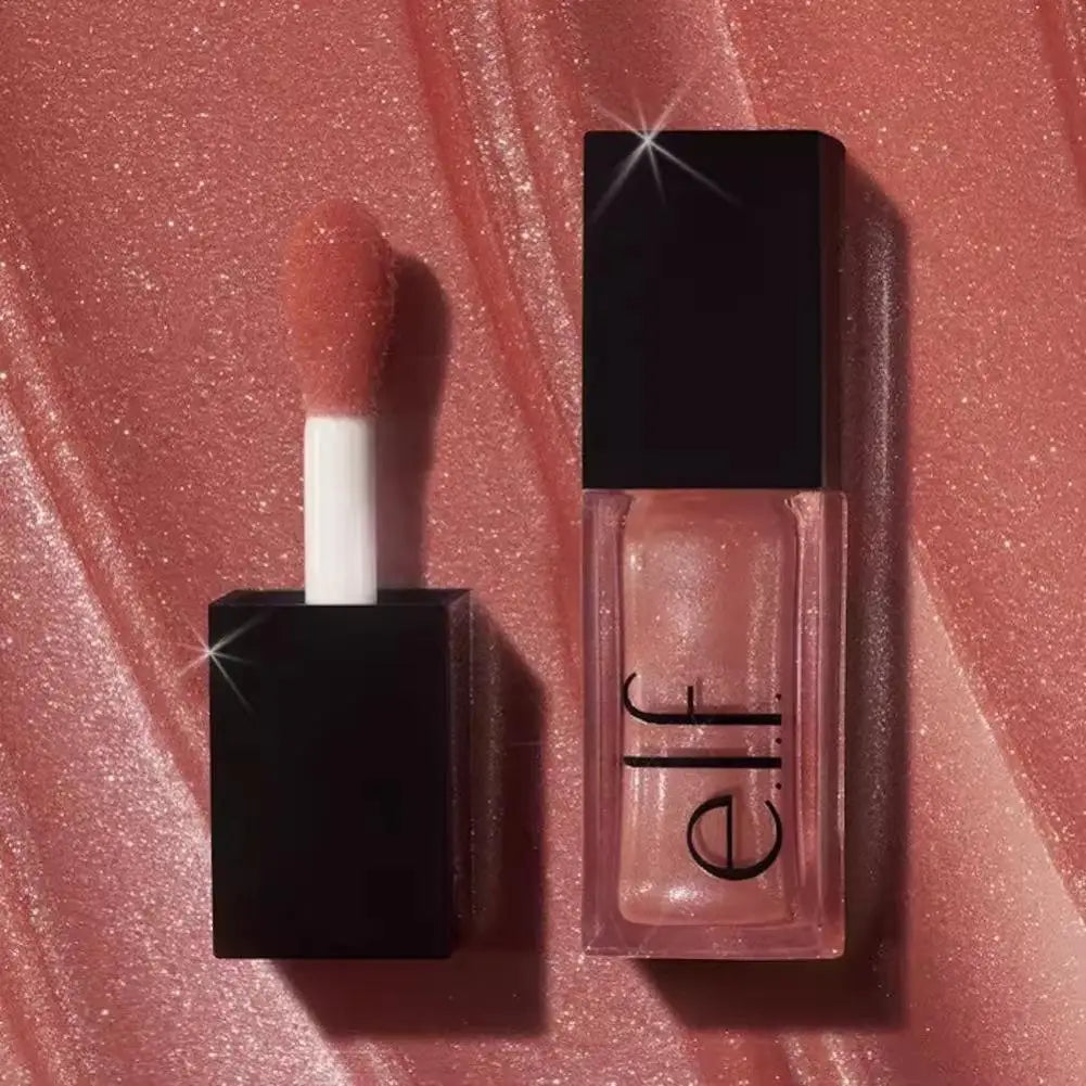 Lip Glaze Elf Divine Wine Crystal Glossy Shiny Finish Hydrating Lip Color Cosmetic Beauty Product
