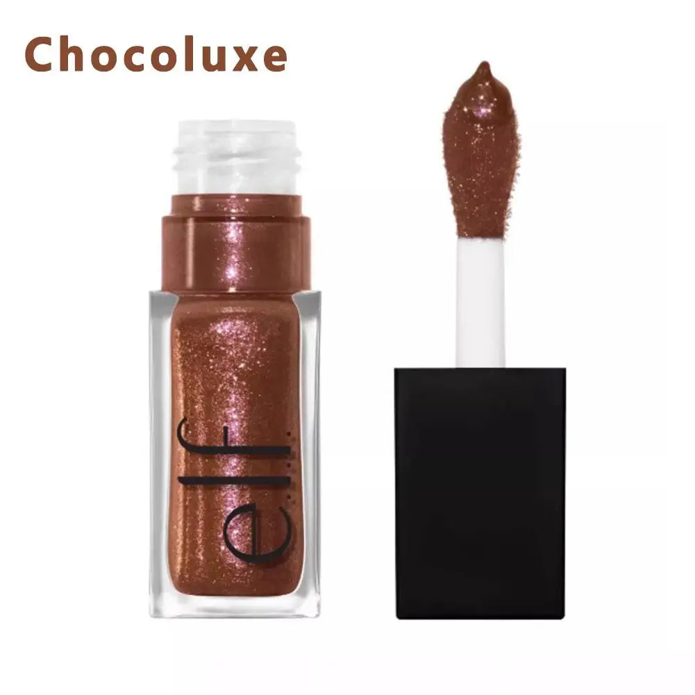Lip Glaze Elf Divine Wine Crystal Glossy Shiny Finish Hydrating Lip Color Cosmetic Beauty Product
