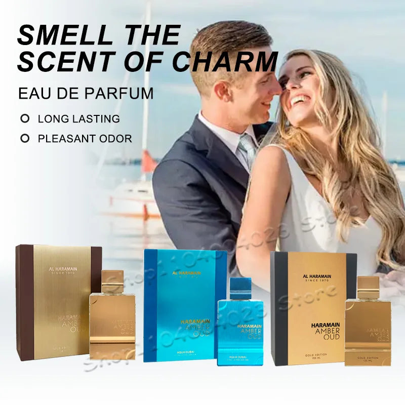 100ml HARAMAIN AMBER OUD Haraman Arab Dubai Perfume Long-lasting Fragrance Unique Scent Perfume For Men And Women