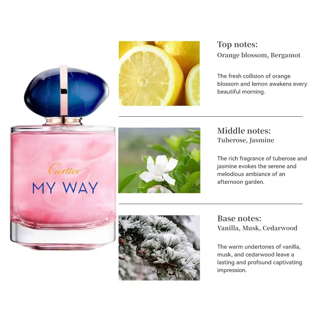 HOT Sale My Way Intense Perfume for Women Eau de Parfum Floral Fruity Scent Sensual Deep Long Lasting Luxury Fragrance