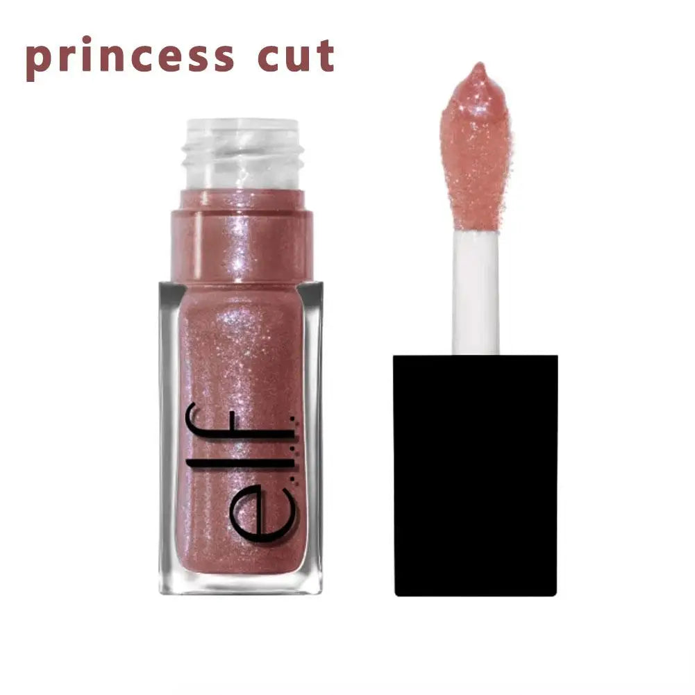 Lip Glaze Elf Divine Wine Crystal Glossy Shiny Finish Hydrating Lip Color Cosmetic Beauty Product
