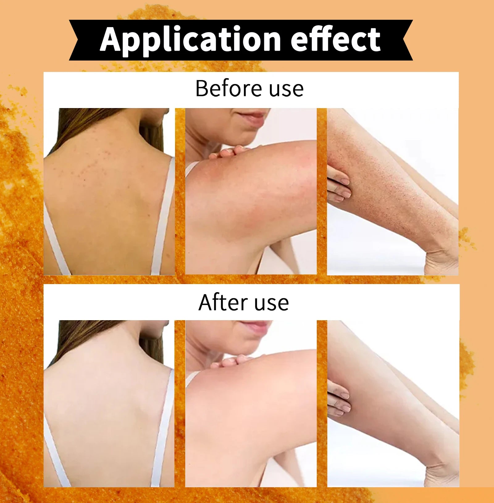 Natural Body Scrub - Moisturizing and Exfoliating Body, Face, Hand, Foot Scrub - Lightening, Fine Lines & Wrinkles, Skin Glowing