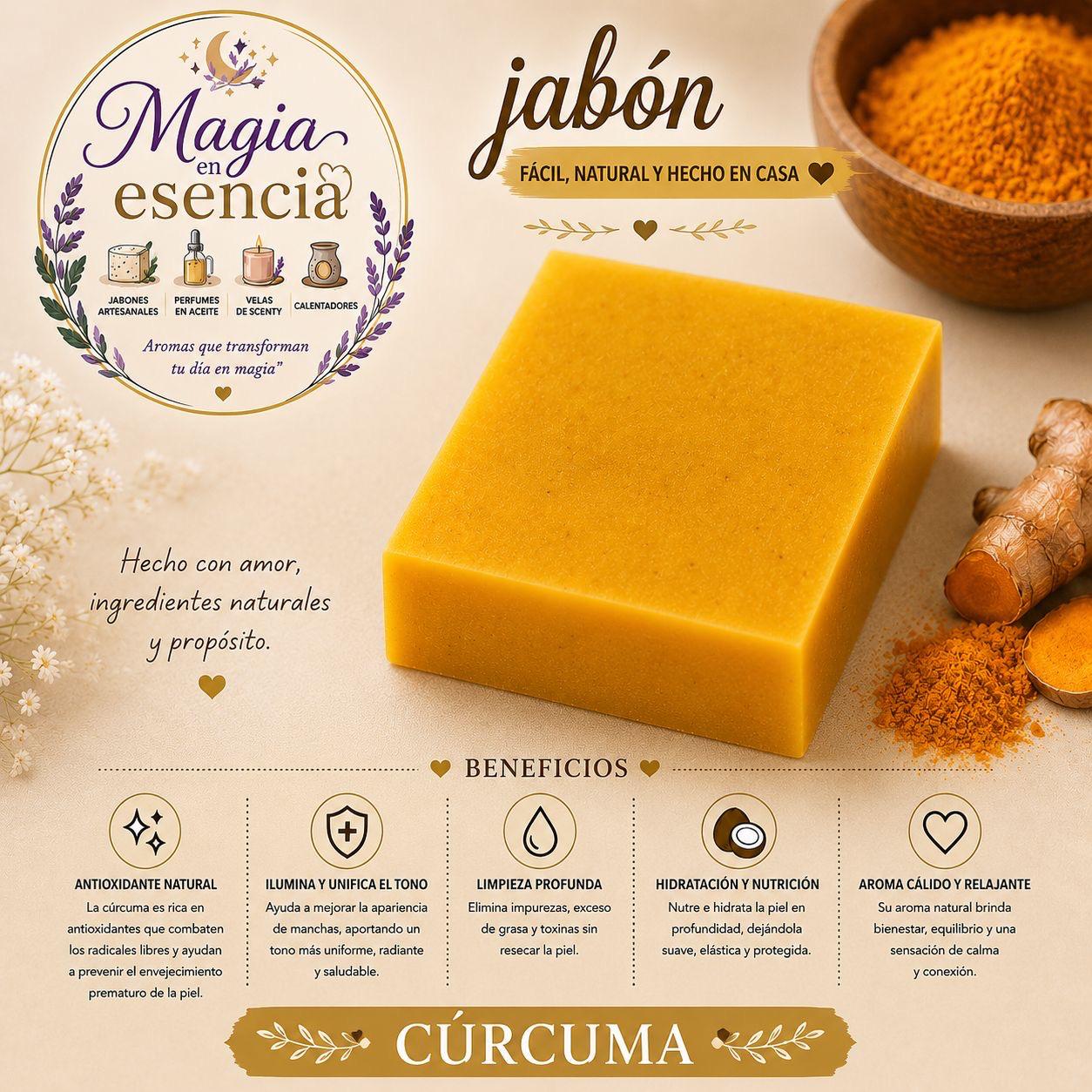 Jabon Artesanal Tesoro Dorado