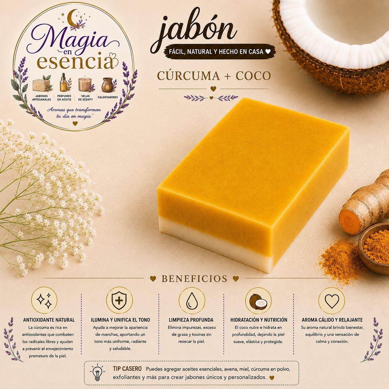 Jabon Artesanal Perla Dorada