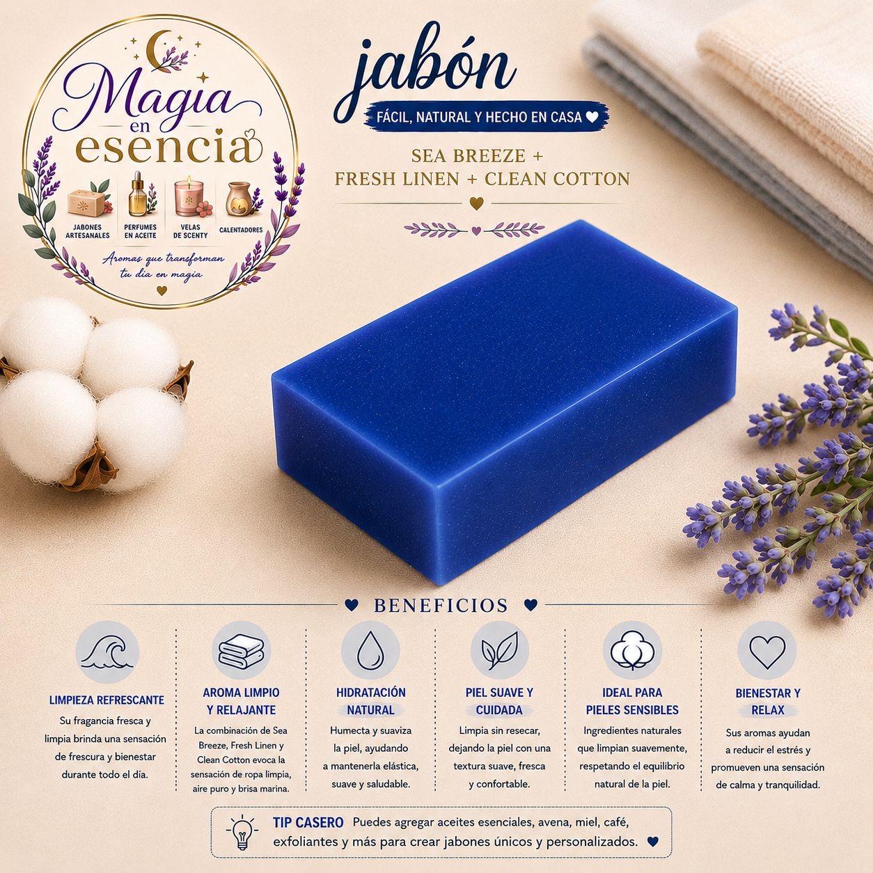 Jabon Artesanal Brisa Marina